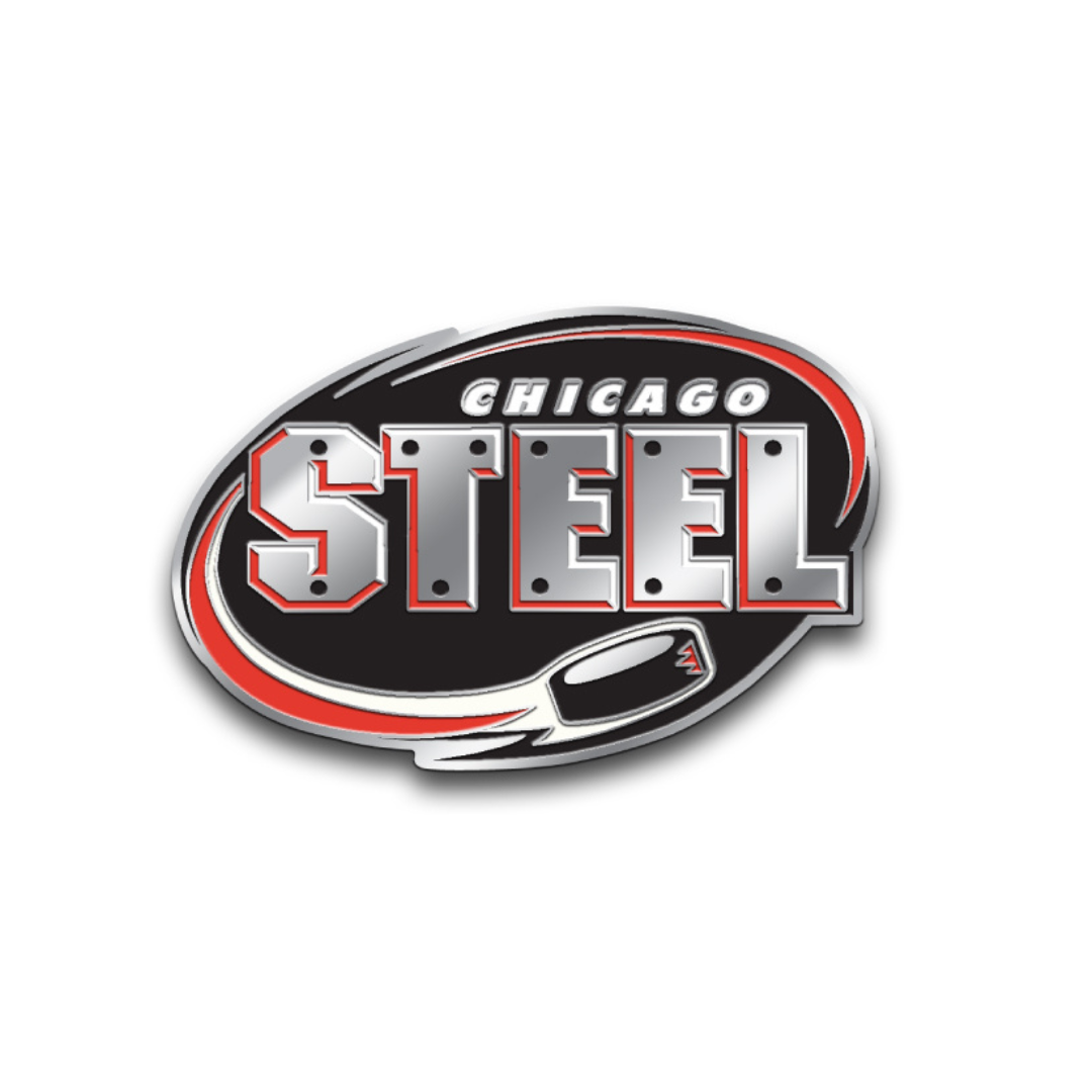 Steel Lapel Pin CHICAGO STEEL HOCKEY TEAM